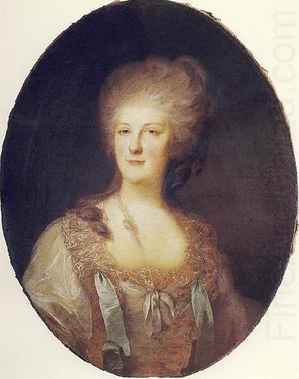 Portrait of Daria Dmitriev Manova, Fyodor Rokotov